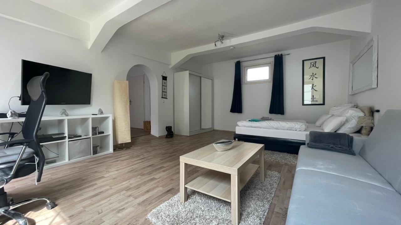 Oase Im Gruenen Hinterhof, Eg, Ruhe, Terrasse, Carport, Free Paytv, Kaffee&Tee, Fahrraeder Apartment Duisburg Bagian luar foto